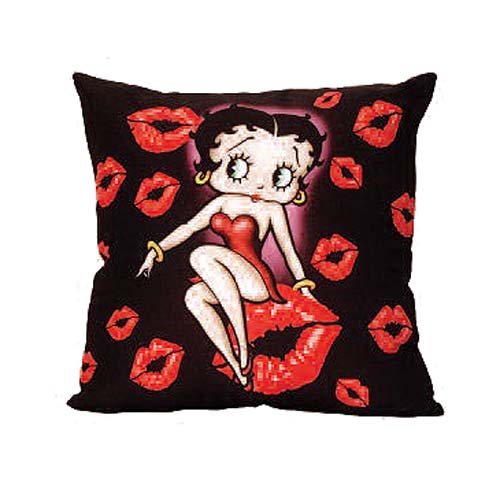 Betty Boop Kiss Throw Pillow